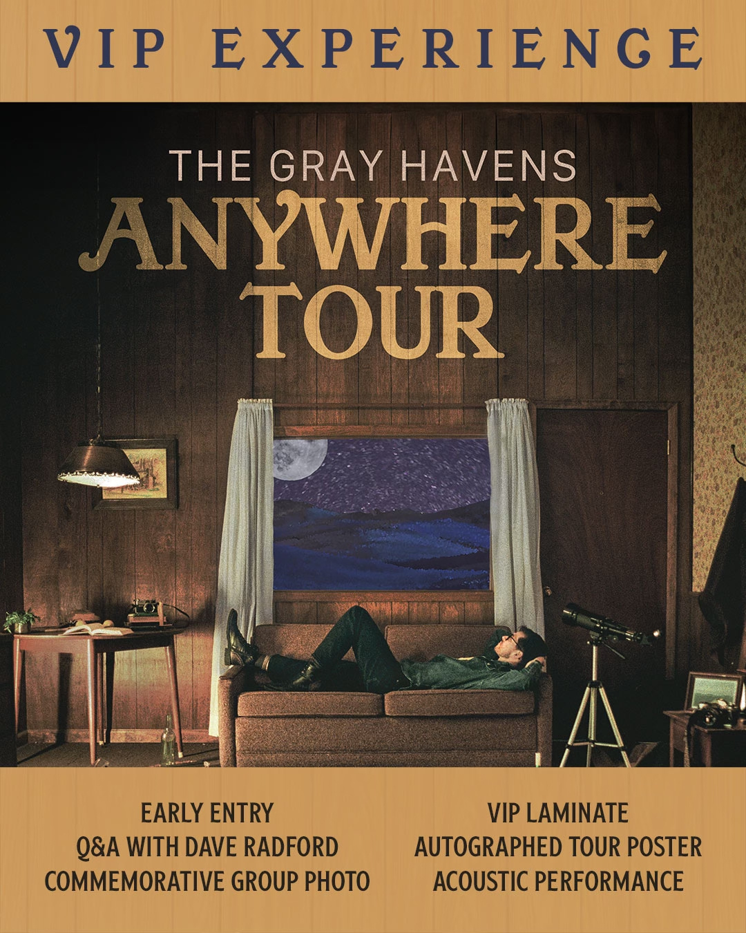 VIP PRE-SHOW EXPERIENCE (Select Your City)